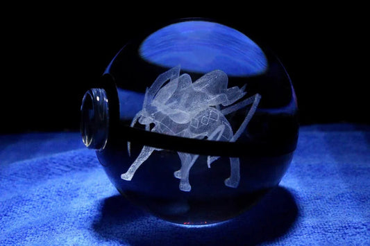 Pokéball Lumineuse Cristal Suicune - Pokéled