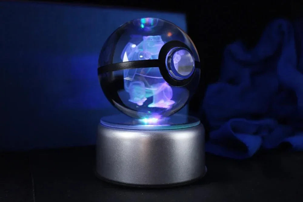 Pokéball Lumineuse Cristal Tortank - Pokéled