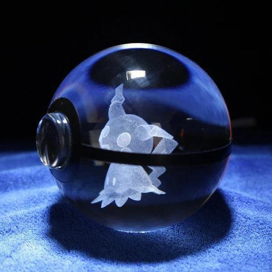 Pokéball Lumineuse Cristal Mimiqui - Pokéled