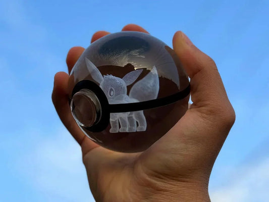 Pokéball Lumineuse Cristal Évoli - Pokéled