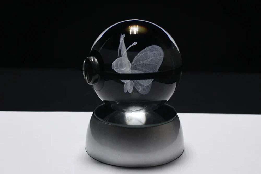 Pokéball Lumineuse Cristal Papilusion - Pokéled