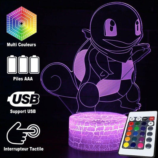 Lampe Carapuce LED - Pokéled
