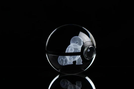 Pokéball Lumineuse Cristal Carapuce - Pokéled