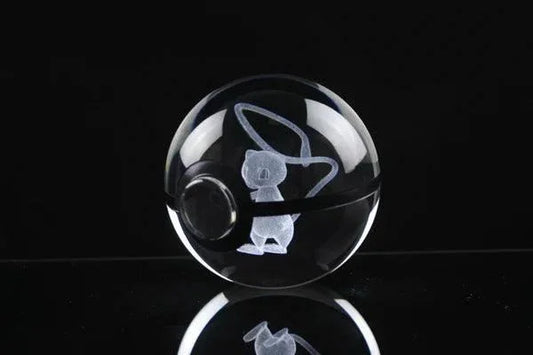 Pokéball Lumineuse Cristal Mew - Pokéled