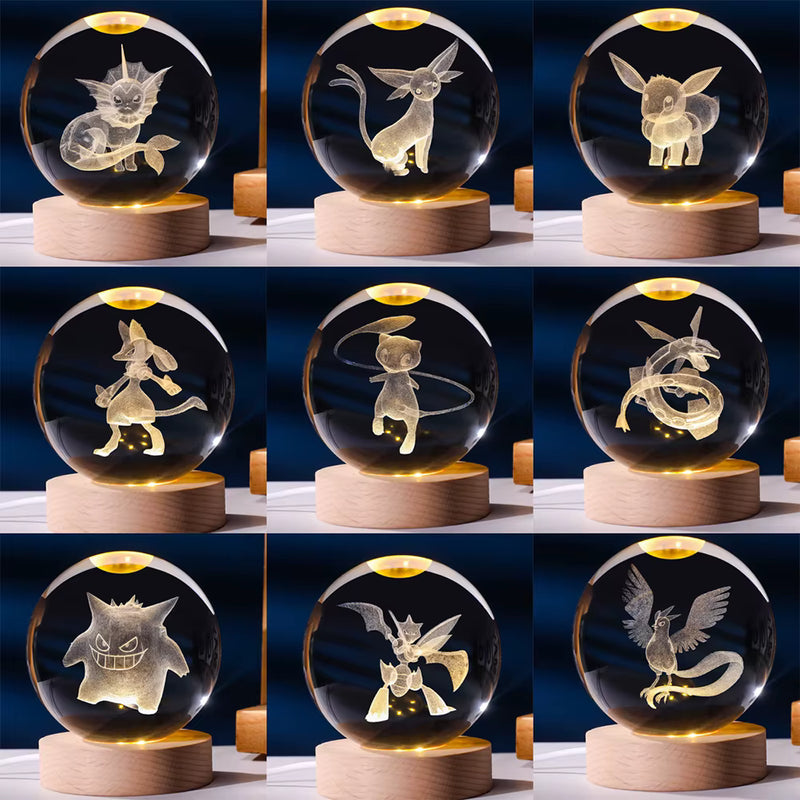 Pokéball en cristal 3D LED : Pourquoi choisir Bulbizarre ?