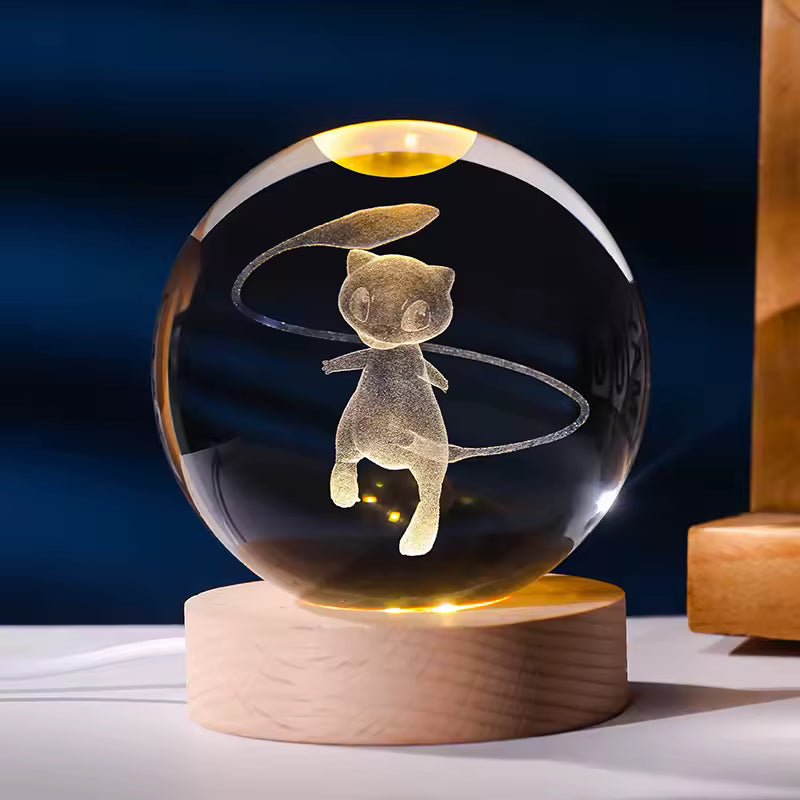 Pokéball en cristal 3D LED : Qui est Mew ?
