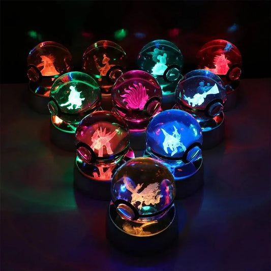 Pokéball Lumineuse Cristal Phyllali - Pokéled