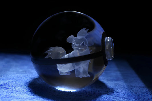 Pokéball Lumineuse Cristal Caninos - Pokéled