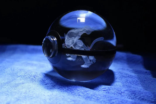 Pokéball Lumineuse Cristal Simiabraz - Pokéled