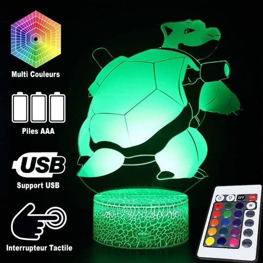 Lampe LED Tortank - Pokéled