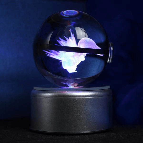 Pokéball Lumineuse Cristal Héricendre - Pokéled