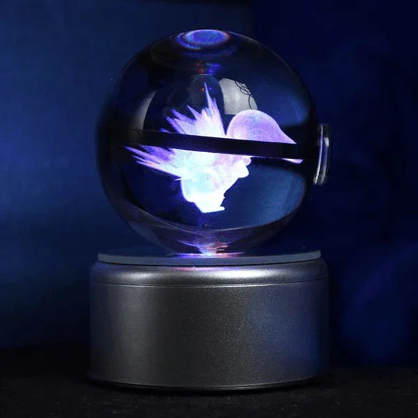 Pokéball Lumineuse Cristal Héricendre - Pokéled