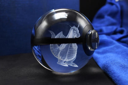 Pokéball Lumineuse Cristal Dracolosse - Pokéled