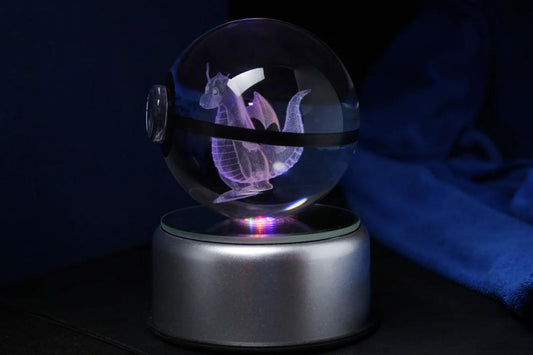 Pokéball Lumineuse Cristal Dracolosse - Pokéled
