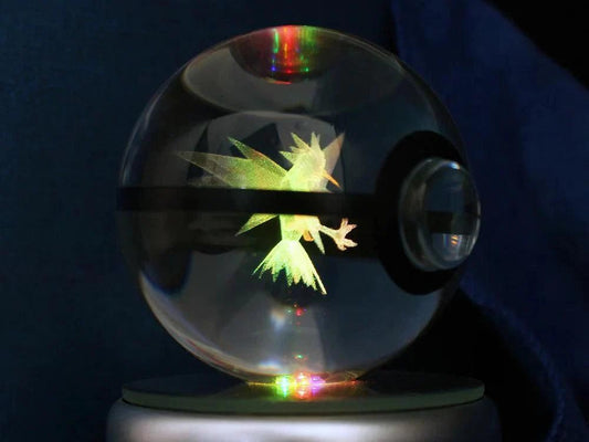 Pokéball Lumineuse Cristal Électhor - Pokéled