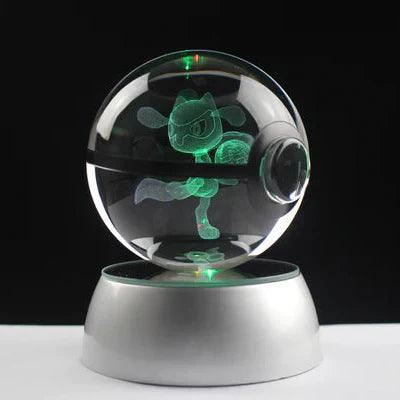 Pokéball Lumineuse Cristal Riolu - Pokéled