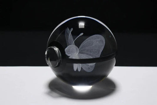 Pokéball Lumineuse Cristal Papilusion - Pokéled