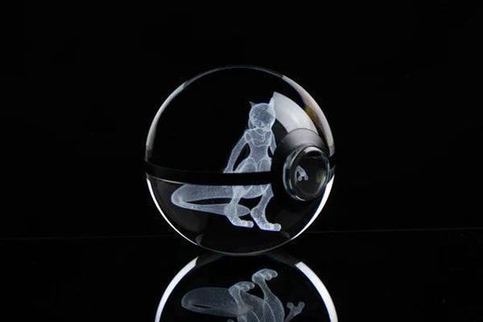 Pokéball Lumineuse Cristal Mewtwo - Pokéled