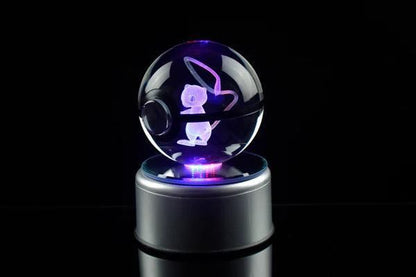 Pokéball Lumineuse Cristal Mew - Pokéled