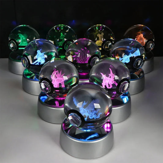 Pokéball Pokémon Carapuce - Cristal LED