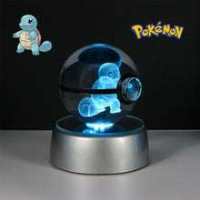 Pokéball Carapuce – Cristal LED