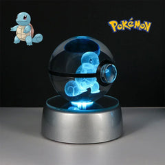 Squirtle Light-Up Poké Ball, Crystal LED - vignette 1