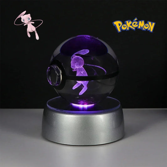 Pokéball Pokémon Mew - Cristal LED