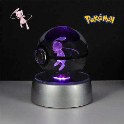 Pokébola Luminosa Mew, Cristal LED