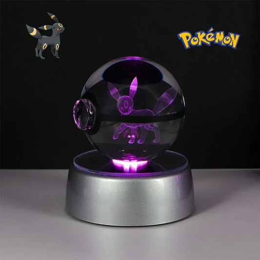 Pokéball Pokémon Noctali - Cristal LED