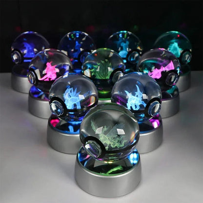 Pokéball Lumineuse Cristal Mimiqui - Pokéled